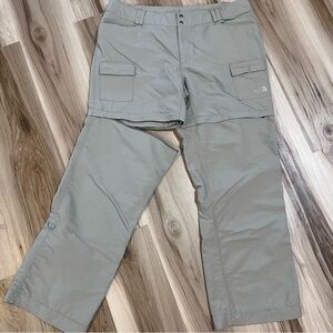 The North Face Women’s 16 Convertible Hiking Pants Nylon Zip Off Shorts Gorpcore